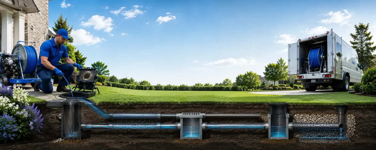 Outdoor drain cleaning information for Trimble, TN